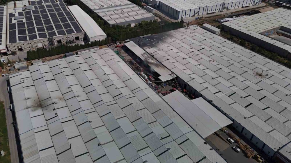 Osb’de Fabrika Yangını