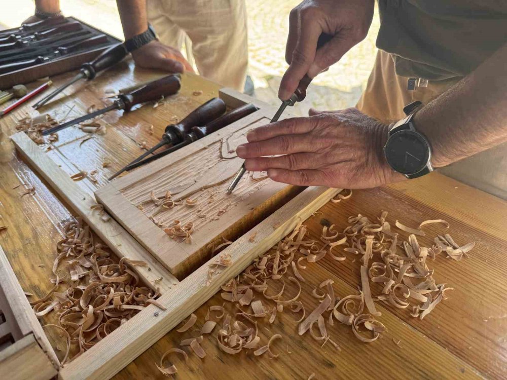 Ahşap Kursiyerlerin El Emeği Festivalde Sergileniyor
