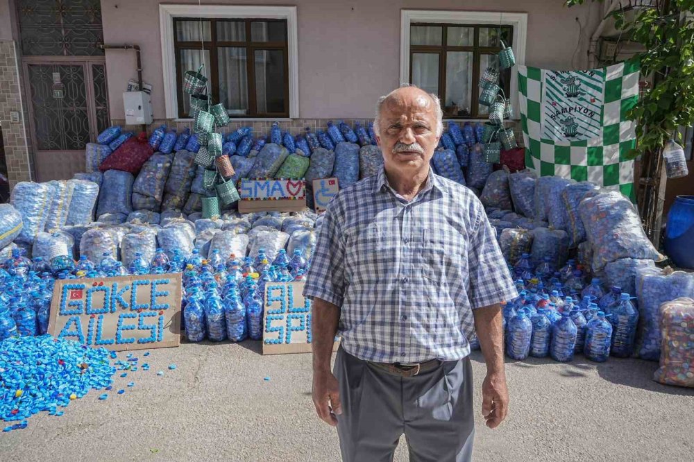 3 Yılda Topladığı 2 Milyon Kapakla İhtiyaç Sahiplerine Destek Oldu