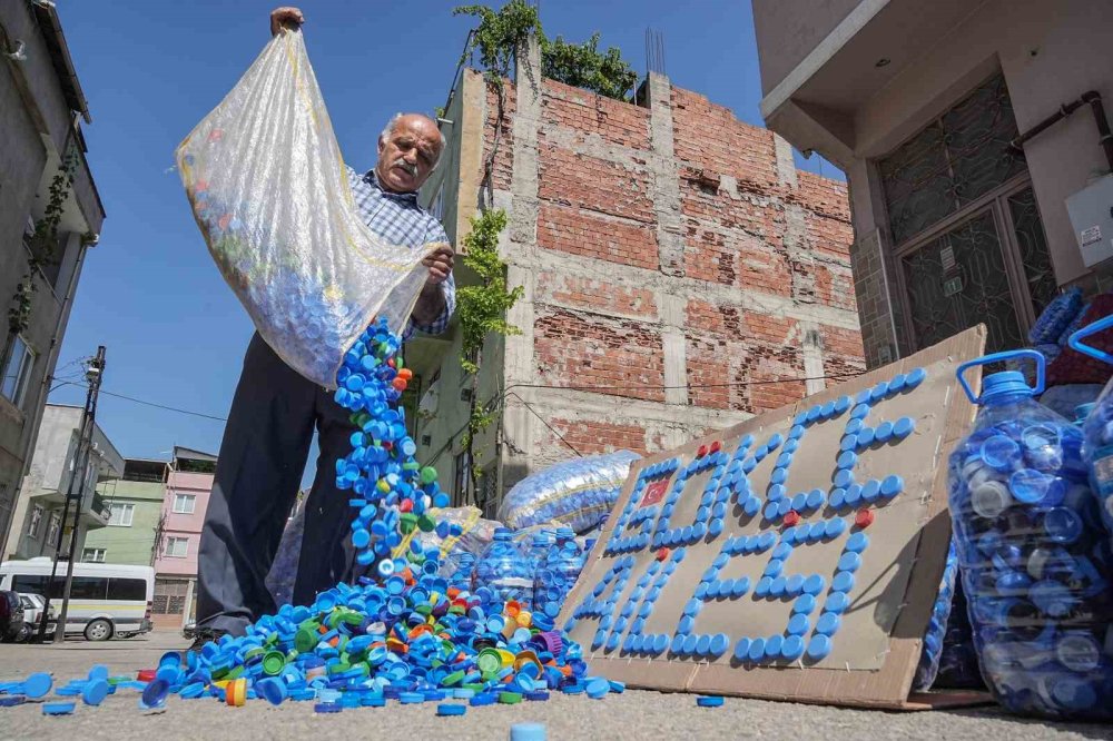 3 Yılda Topladığı 2 Milyon Kapakla İhtiyaç Sahiplerine Destek Oldu