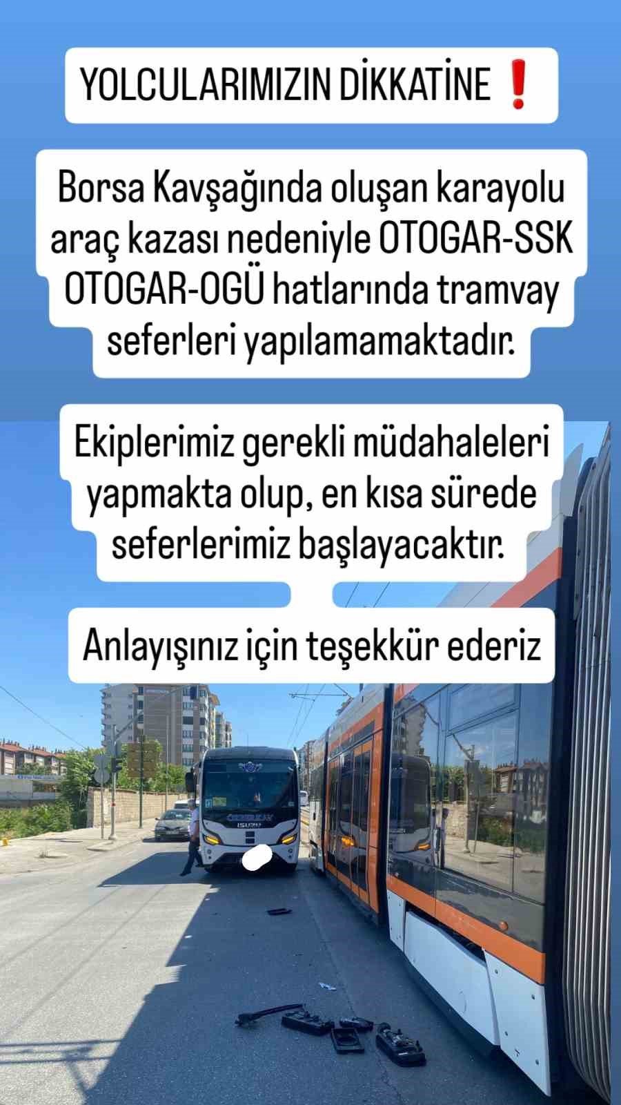 Araç Kazası Nedeniyle Aksayan Seferler Normale Döndü