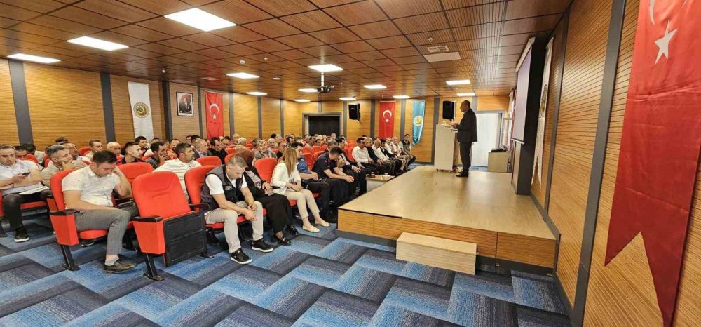 Orman Ve Ziraat Yangınlarına Karşı Bilgilendirme Eğitimi Verildi