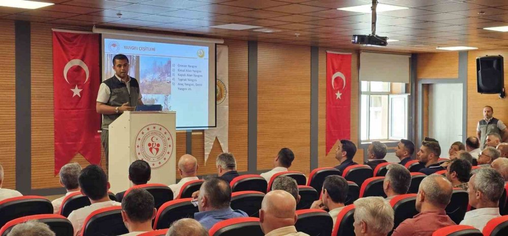 Orman Ve Ziraat Yangınlarına Karşı Bilgilendirme Eğitimi Verildi