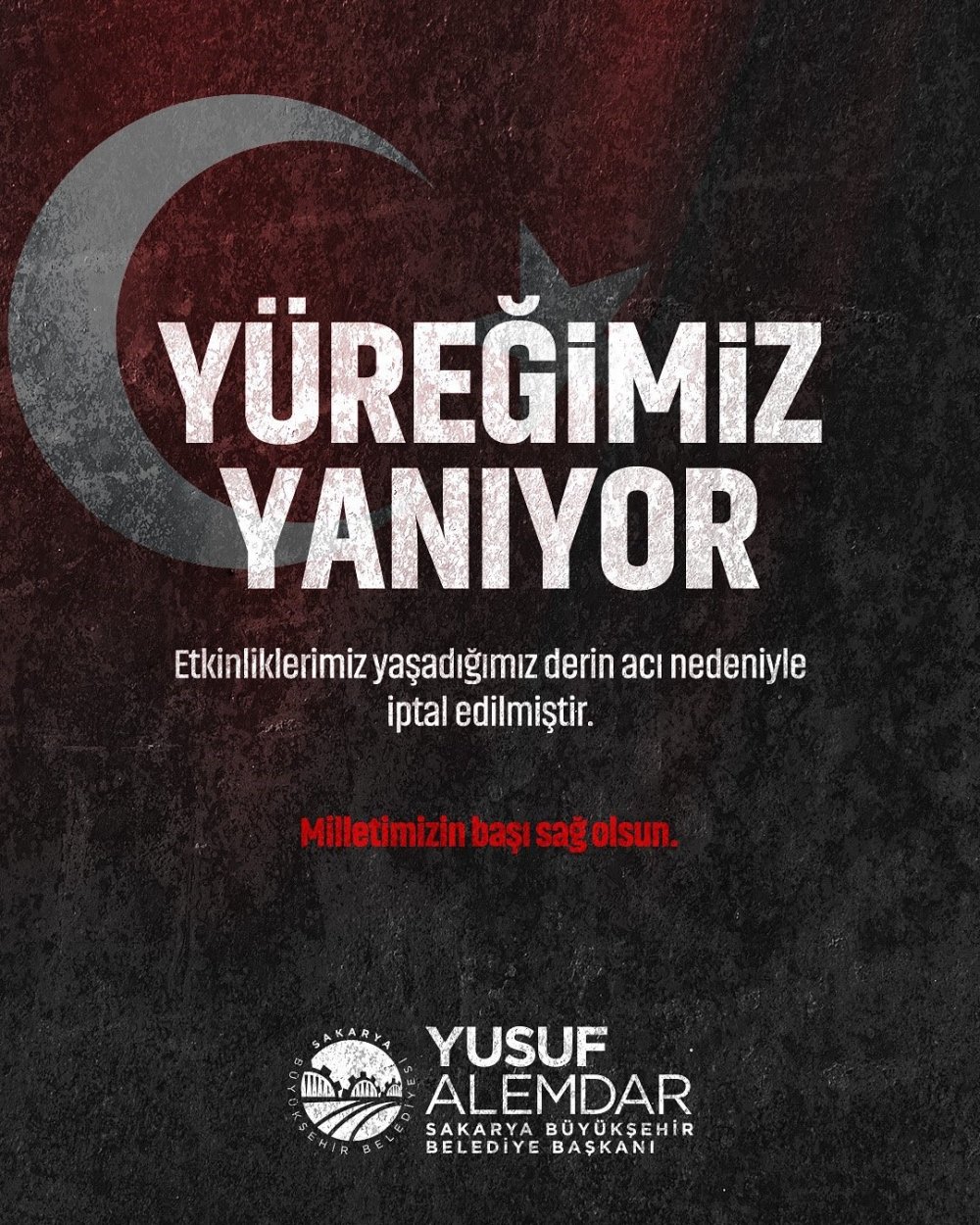 Etkinlikler İptal Edildi
