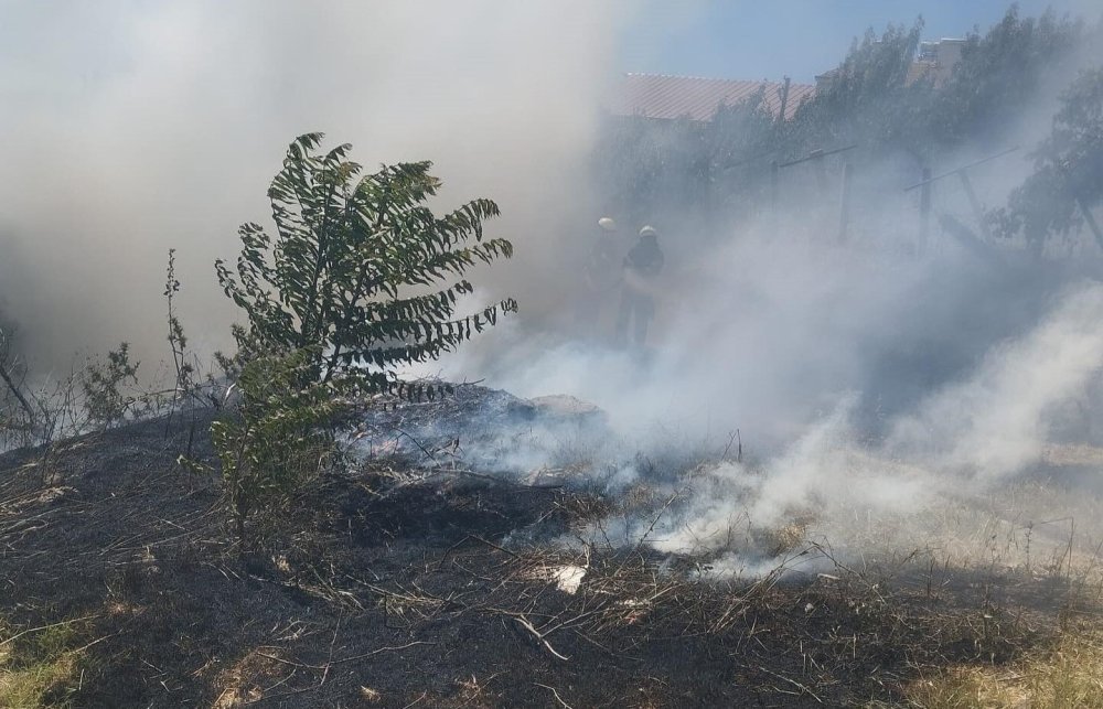 Trafo Yakınında Ot Yangını Paniğe Sebep Oldu