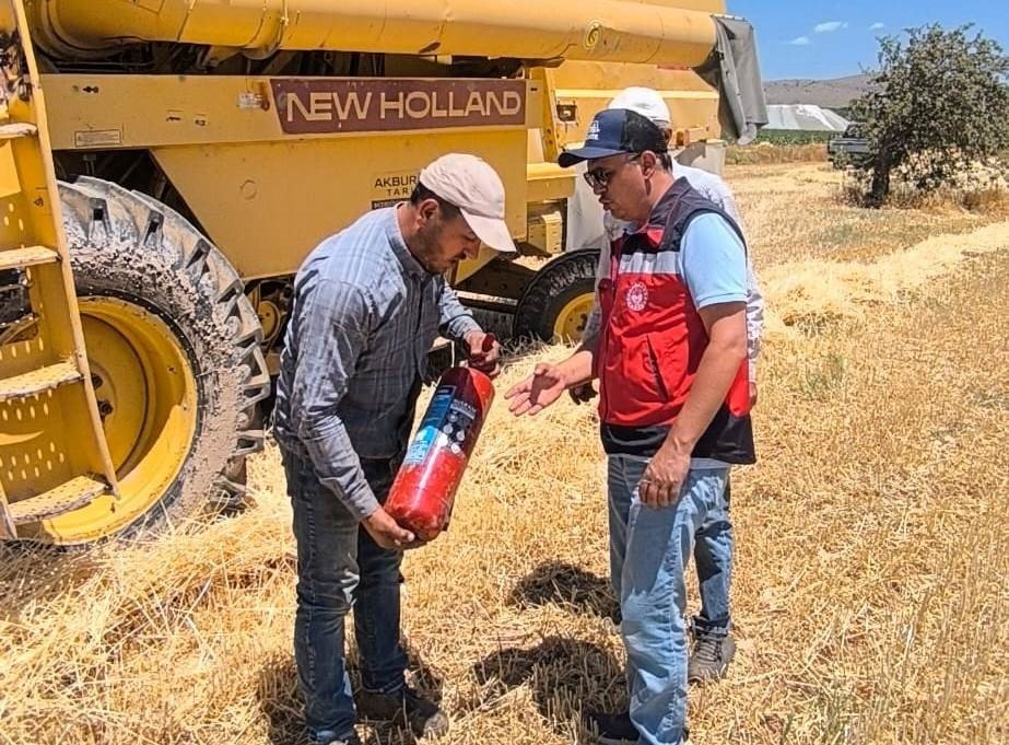 Biçerdöver Hasat Kontrolleri Yapıldı
