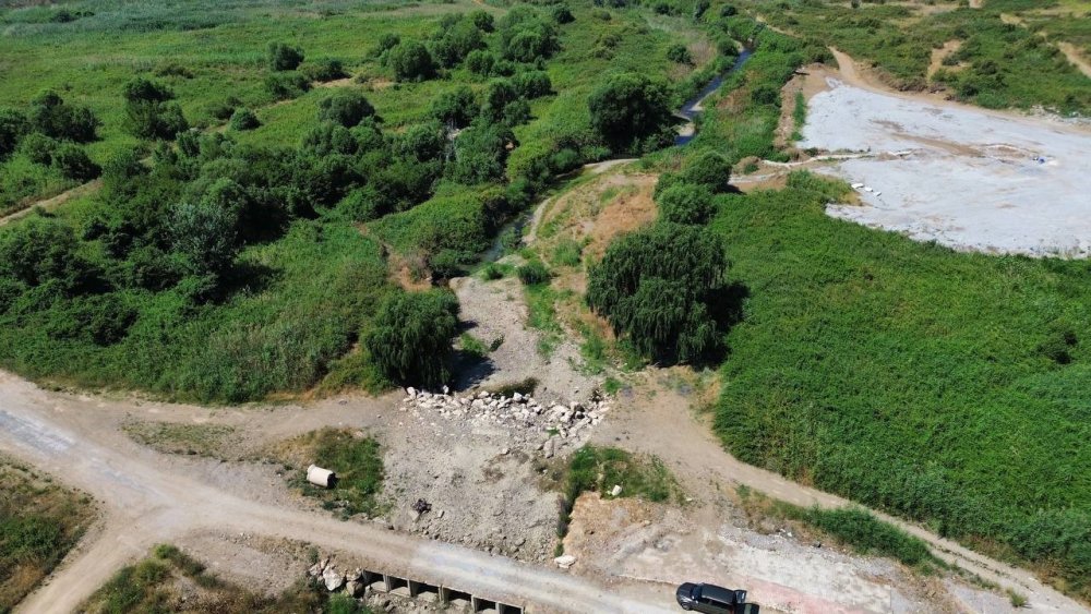 Çakırca Deresi Kurudu, Göl Çekilmeye Başladı