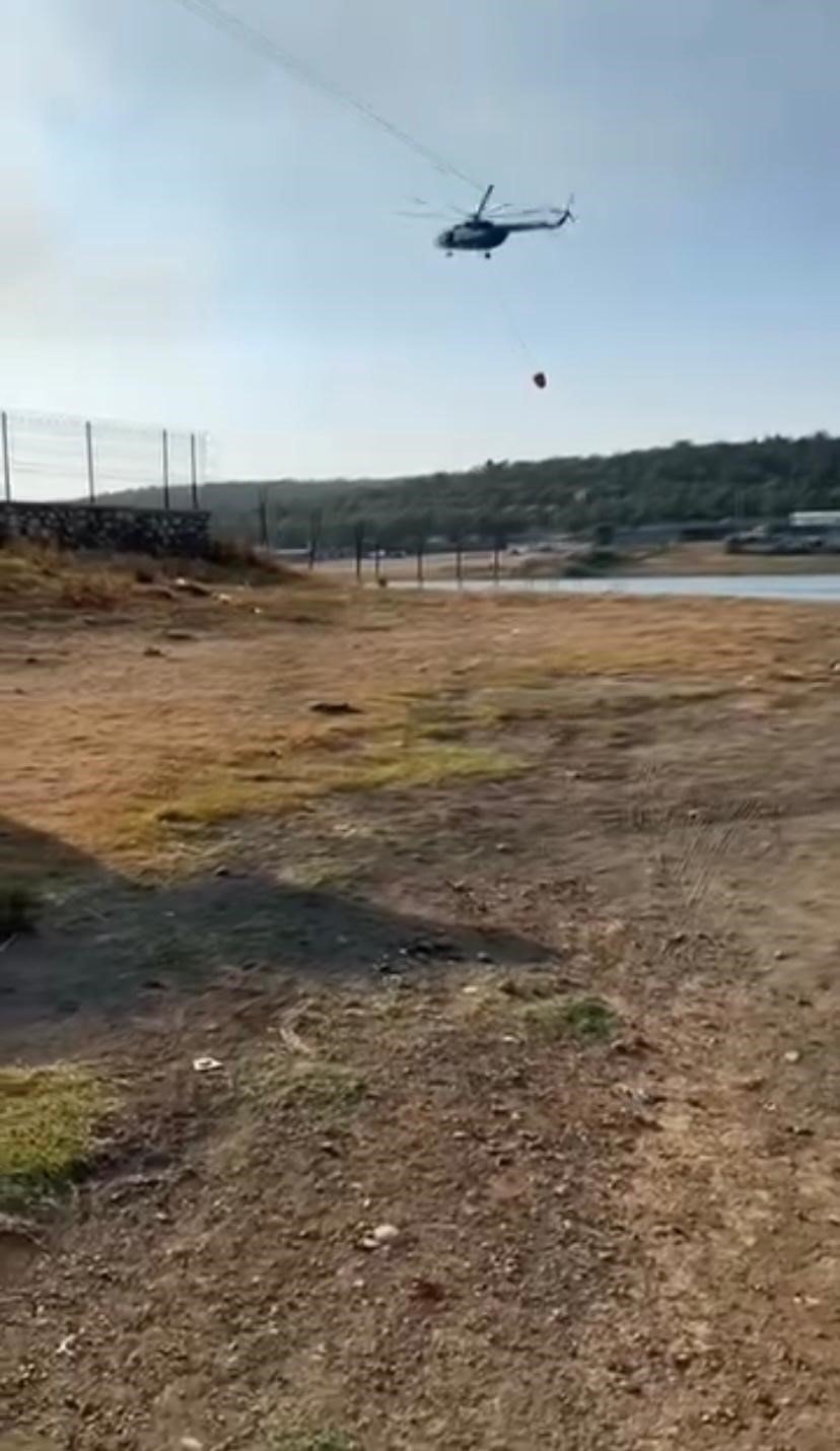 Yangına Müdahale Eden Jandarma Pilotundan Büyük Ustalık