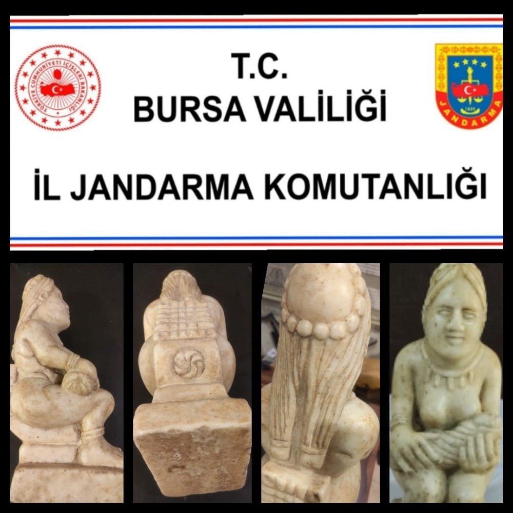 Antik Dönemine Ait 1700 Yıllık Tarihi Eser Ele Geçirildi