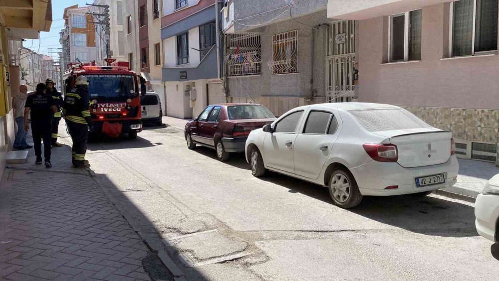 Park Halindeki Otomobilde Yangın