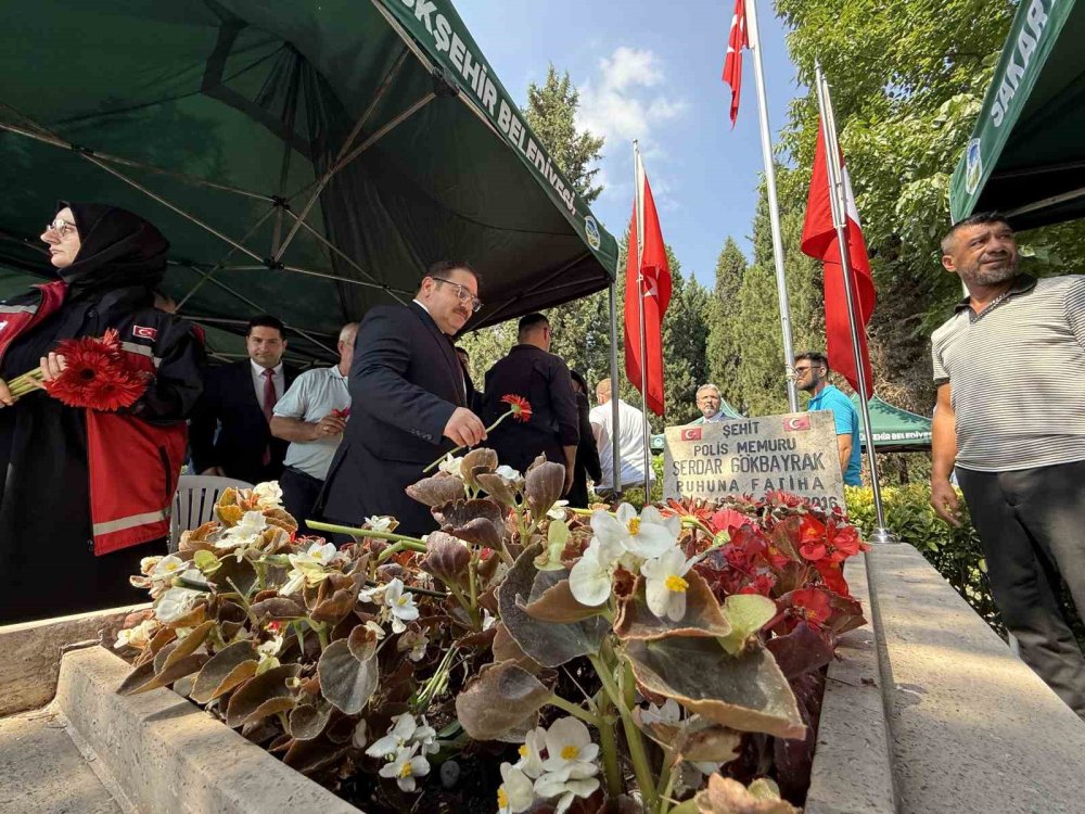 15 Temmuz Şehidi, 9’uncu Yıl Dönümünde Mezarı Başında Anıldı