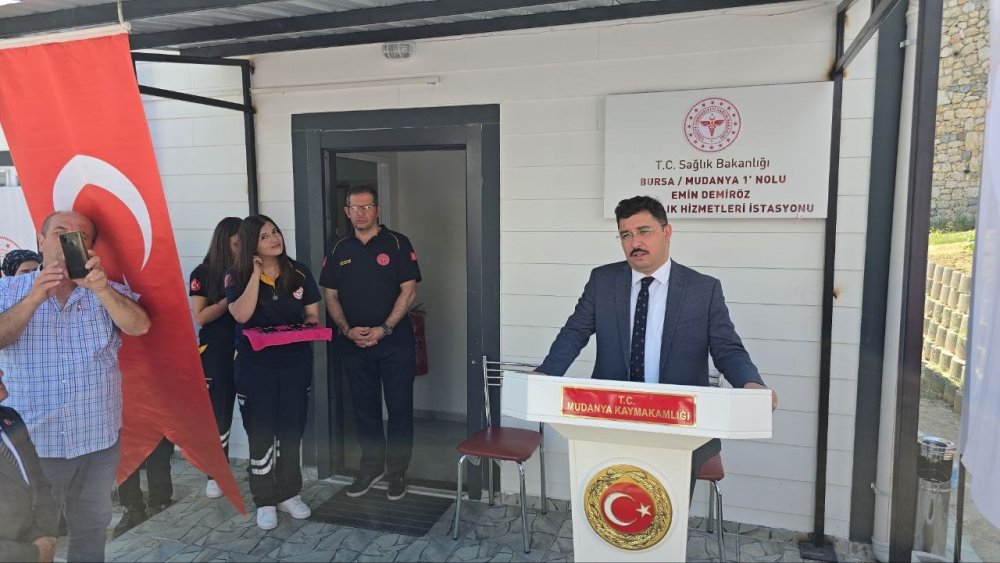 Hayırseverin Yaptığı Acil Sağlık Hizmetleri İstasyonu Hizmete Girdi