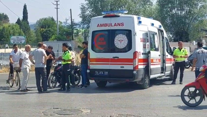 Tanker İle Motosiklet Çarpıştı: 1 Yaralı
