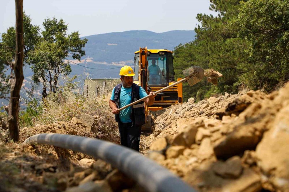 Artan Su Talebine Karşı Kırsalda Altyapı Çalışmaları Devam Ediyor