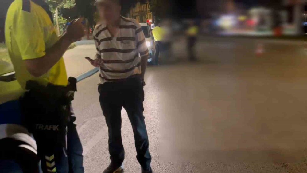 Bisikletli Sürücüye Alkollü Araç Kullanmaktan 9 Bin 267 TL Ceza Yazıldı