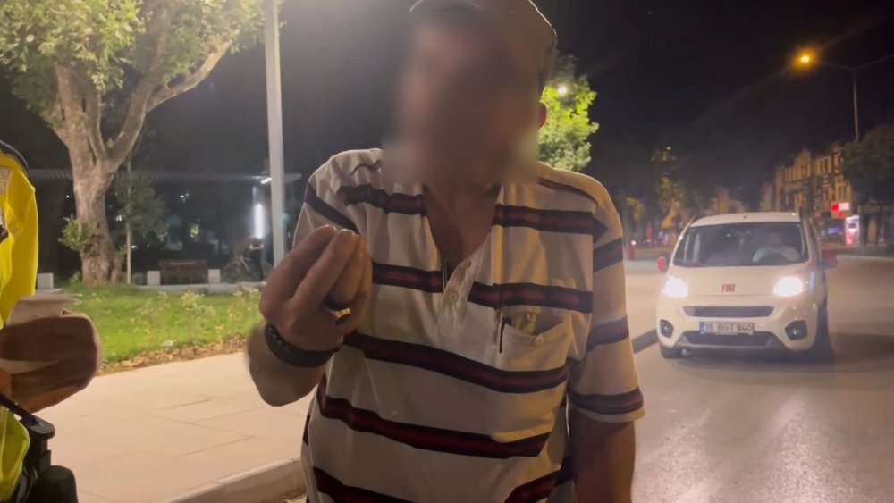 Bisikletli Sürücüye Alkollü Araç Kullanmaktan 9 Bin 267 TL Ceza Yazıldı
