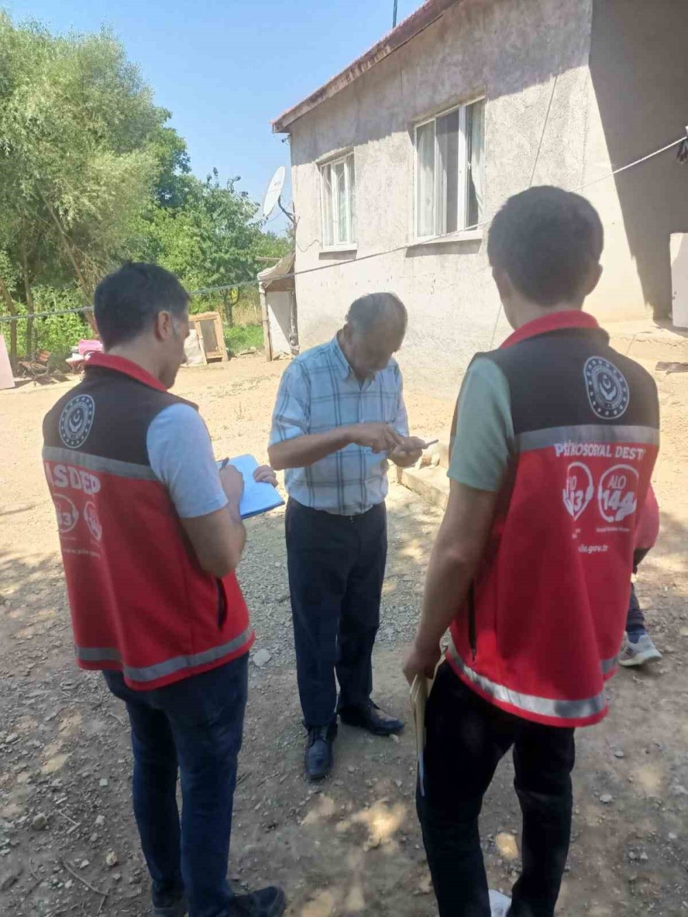 Asdep Kapsamında Hane Ziyaretleri Gerçekleştirildi