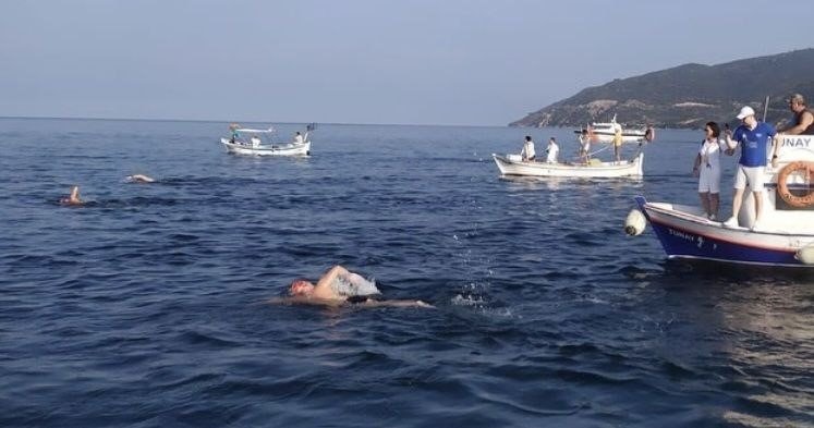 4. Açık Deniz Yüzme Maratonu Gerçekleştirildi