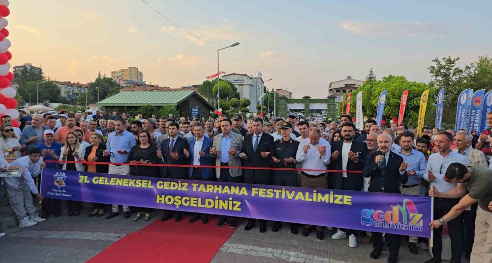 Gediz 21. Geleneksel Tarhana Festivali  Başladı