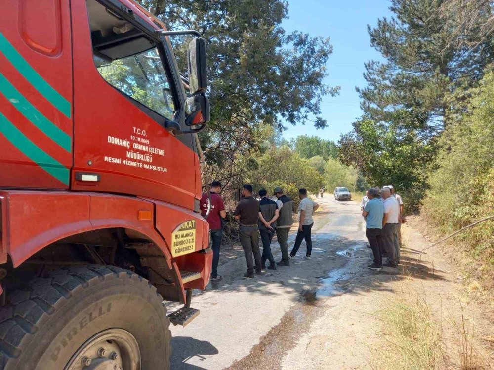 Bahçelik Alanda Çıkan Yangın Kısa Sürede Kontrol Altına Alındı
