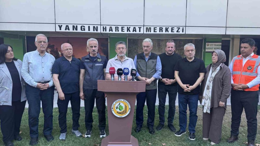 Bakan Yumaklı'dan Yangın Açıklaması