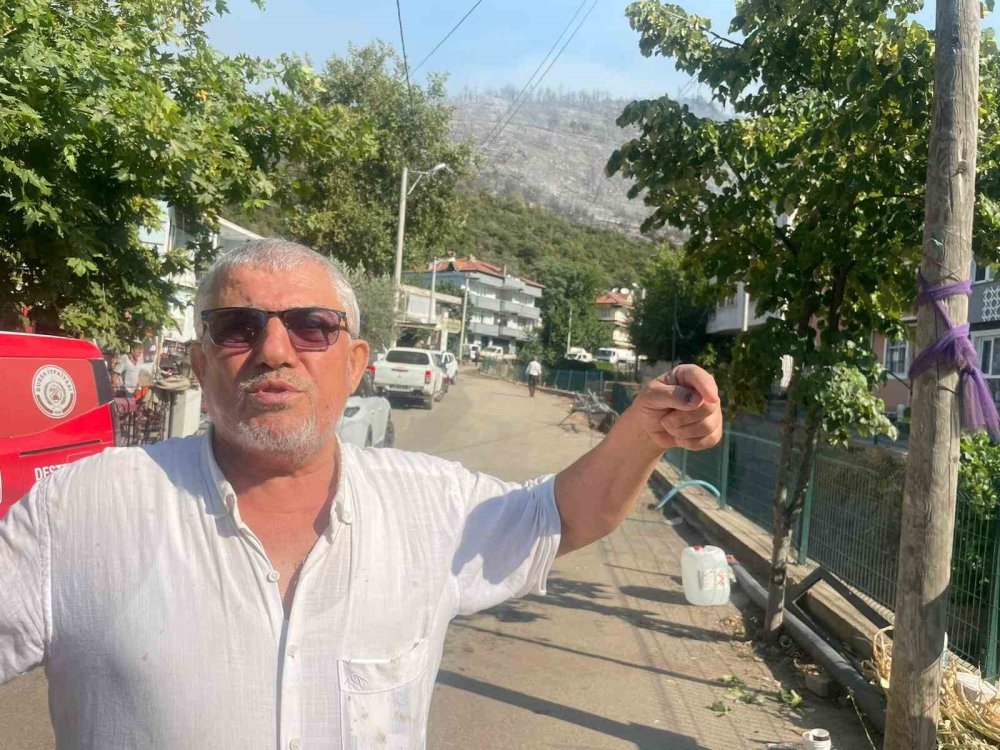 Evine Kadar Ulaşan Yangını Anlattı