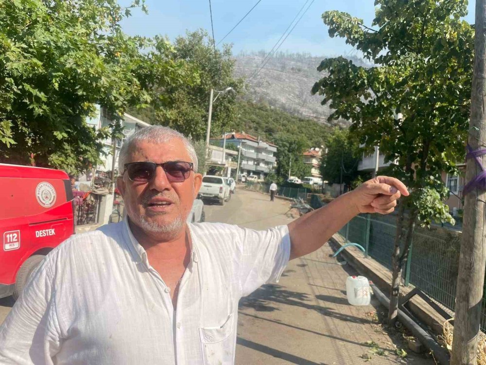 Evine Kadar Ulaşan Yangını Anlattı