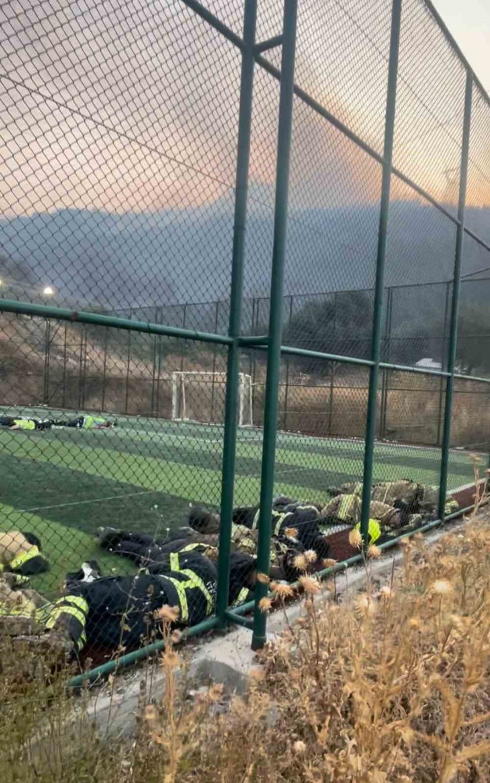 Yorulmayan Alev Savaşçıları Böyle Dinlendi