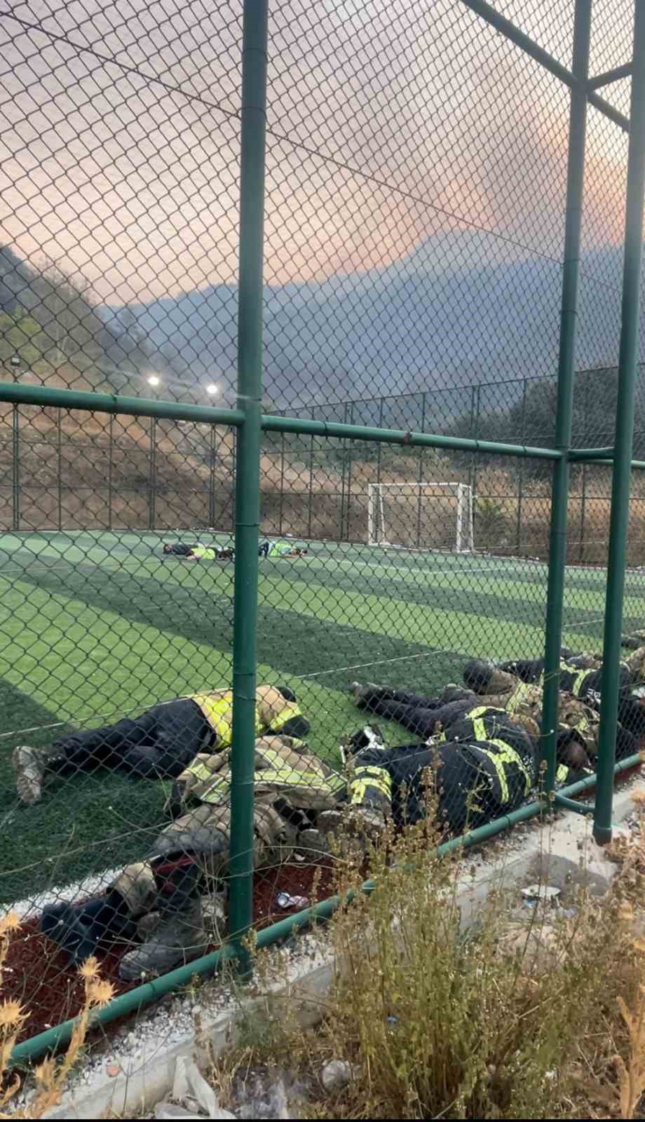 Yorulmayan Alev Savaşçıları Böyle Dinlendi