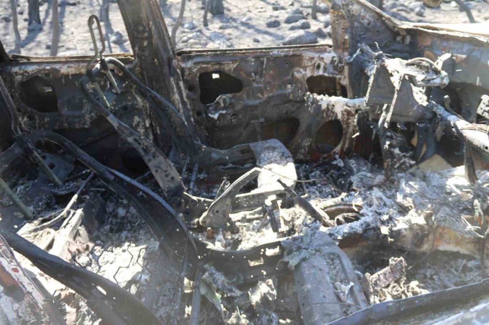 Yangında 10 Görevlinin Şehit Olduğu Alandaki Araçlar Çekiliyor