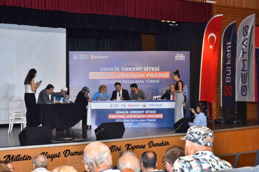 Kentsel Dönüşüm Projesi’nde İmzalar Atıldı