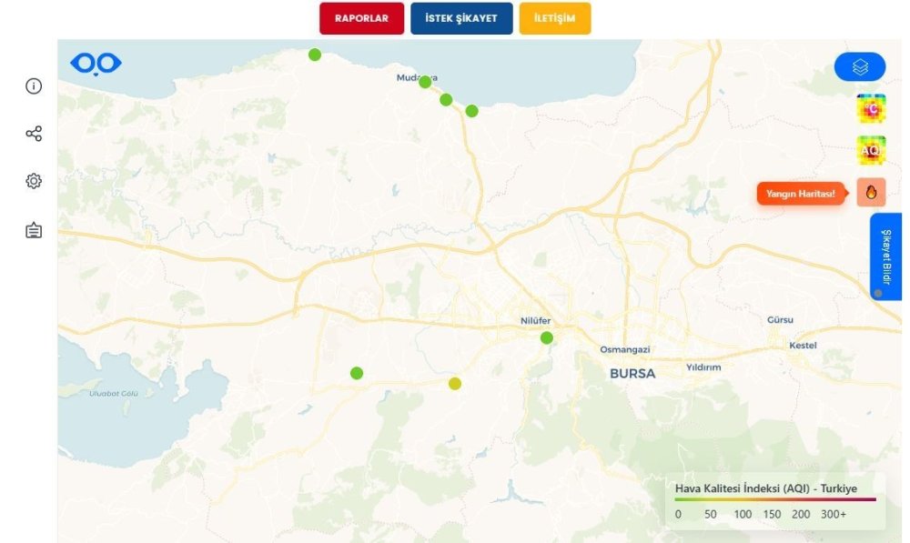 Yangın Noktalarını Anlık Gösteren Sistem Geliştirildi