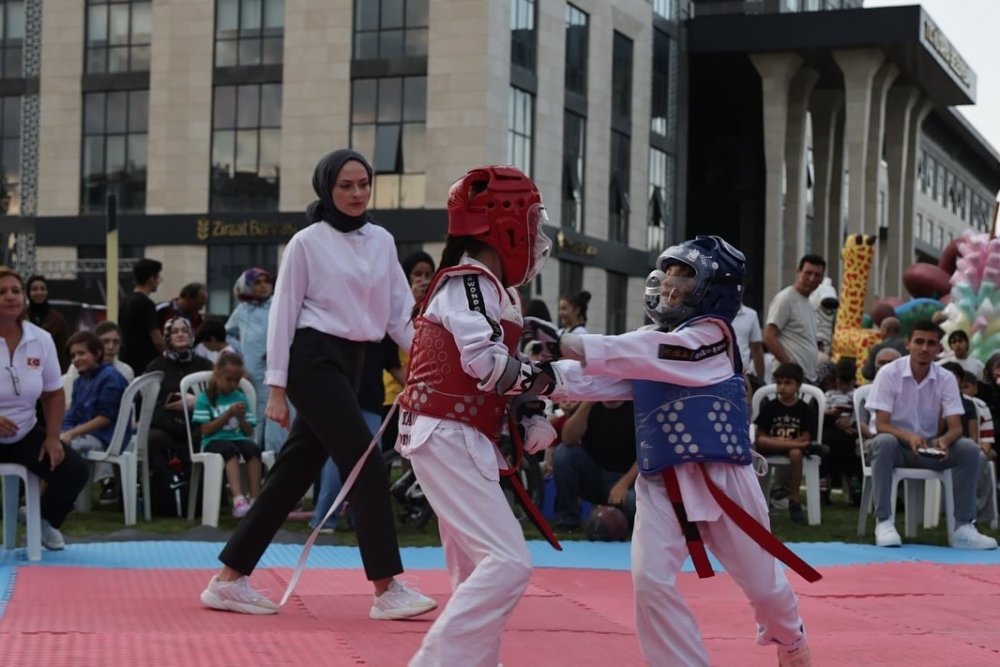 Minikler Taekwondo Turnuvası Renkli Görüntülere Sahne Oldu