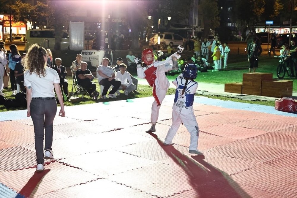 Minikler Taekwondo Turnuvası Renkli Görüntülere Sahne Oldu