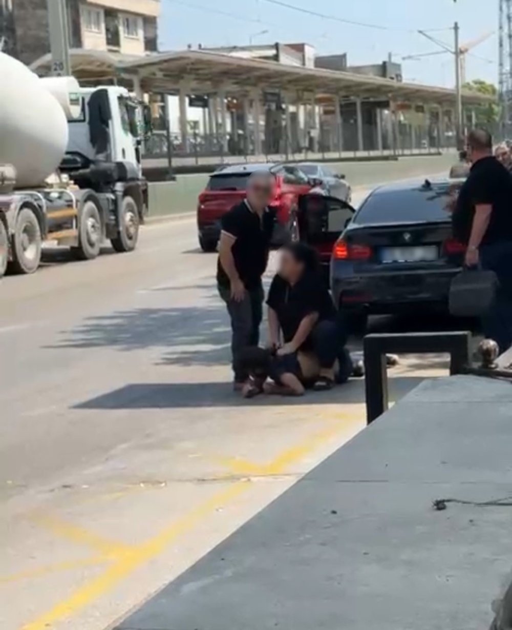 Eski Eşinden Kocasına Meydan Dayağı Kamerada
