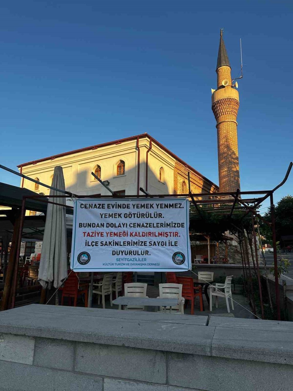 İlçede Taziye Yemeği Kaldırıldı