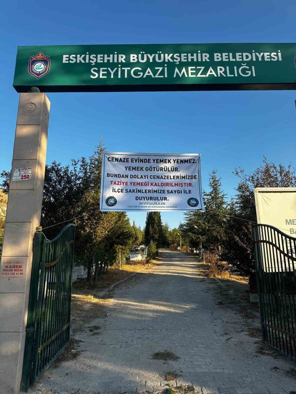 İlçede Taziye Yemeği Kaldırıldı