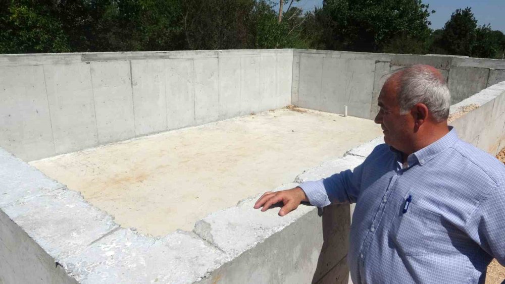 Yangına Müdahale Ve Sulama Amaçlı 450 Tonluk Su Havuzu Yapıldı