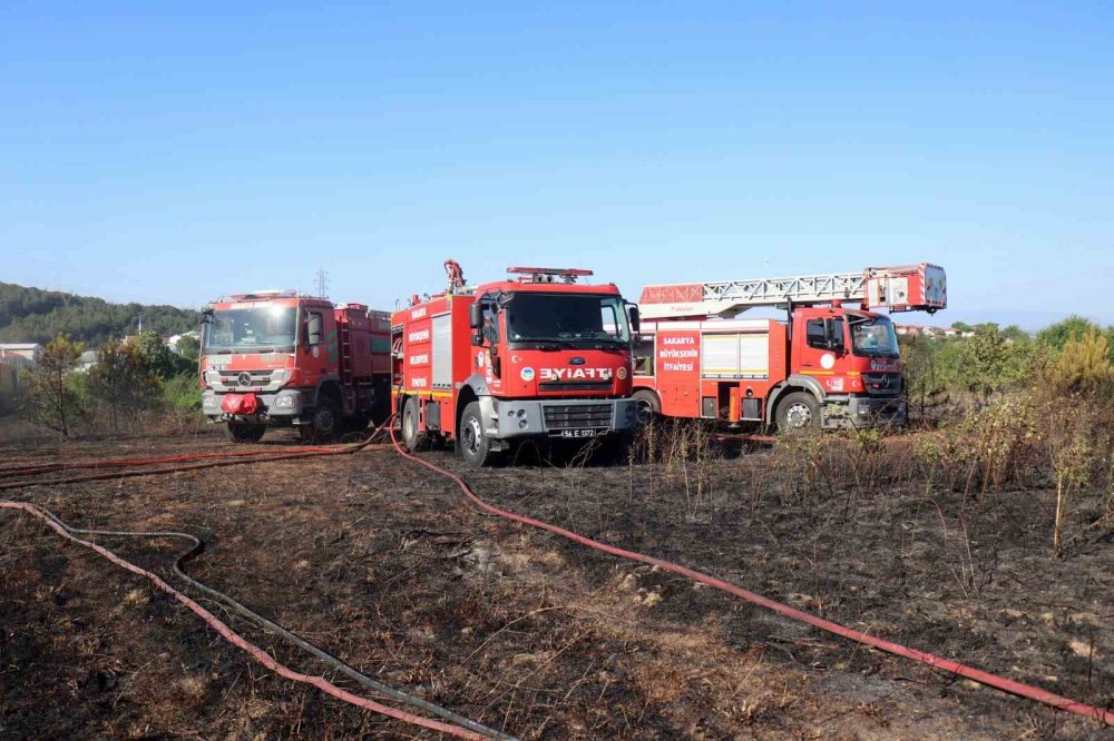 Yerleşim Alanına Yakın Ormanlık Alanda Korkutan Yangın