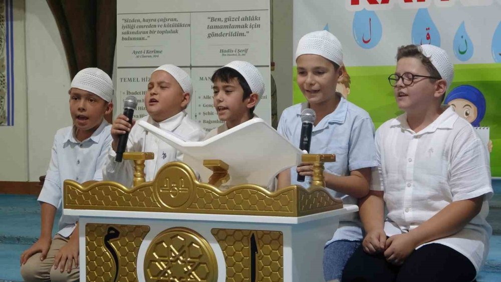 ’Yaz Kur’an Kursları Kapanış Programı’ Yapıldı