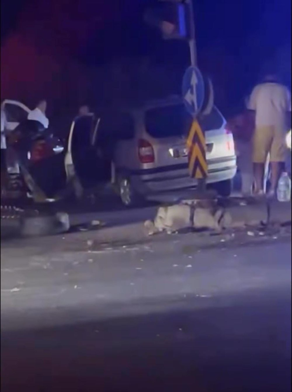 İki Otomobil Kafa Kafaya Çarpıştı: 1’i Ağır 8 Yaralı