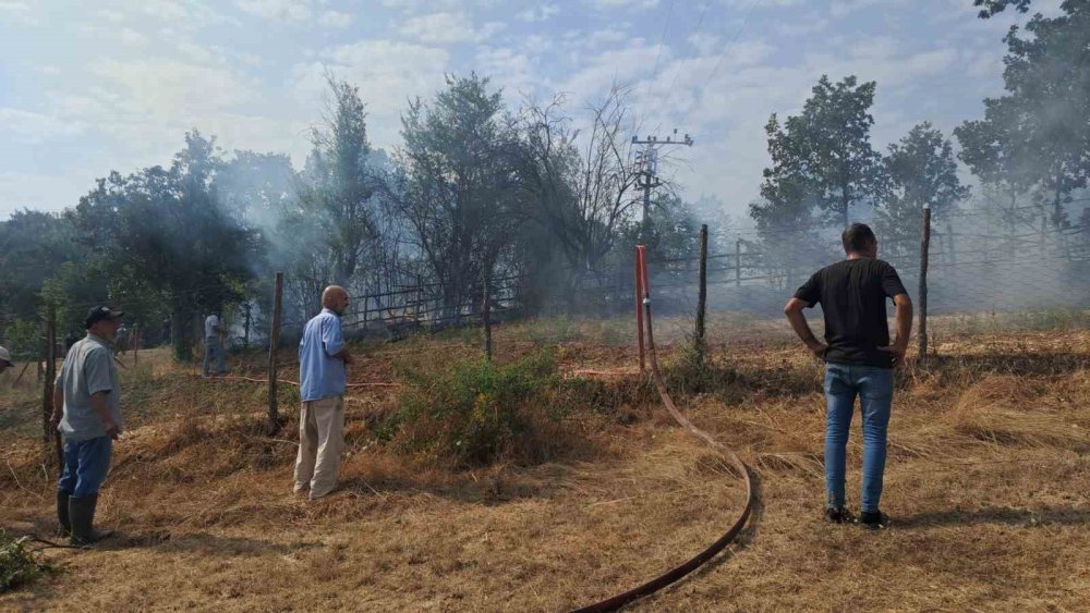 Pazaryeri'nde Korkutan Yangın!