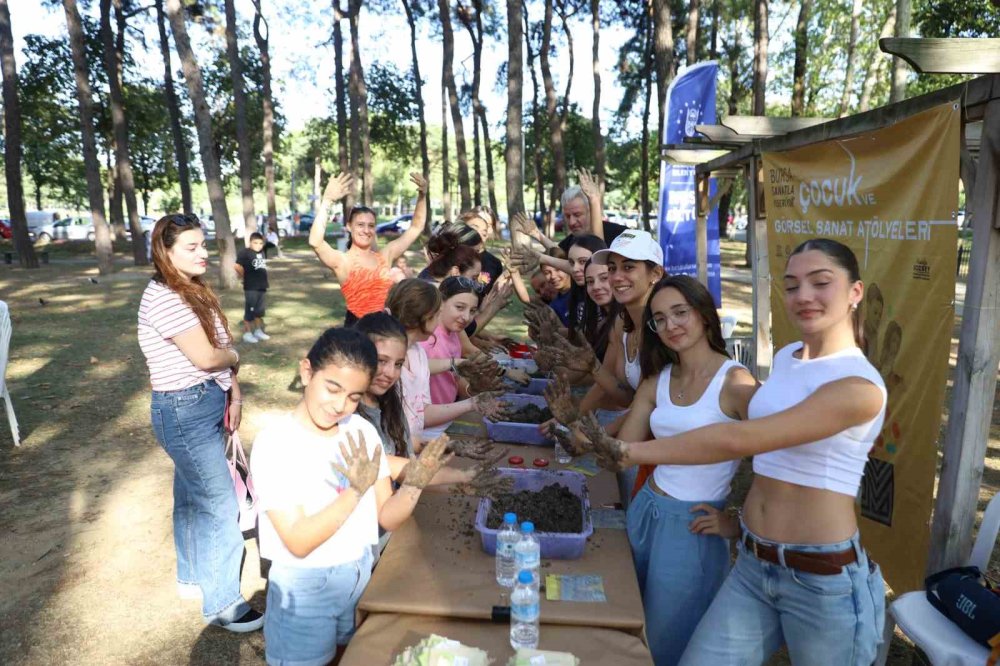 Çocuklar Sanatla Doğayı Keşfetti