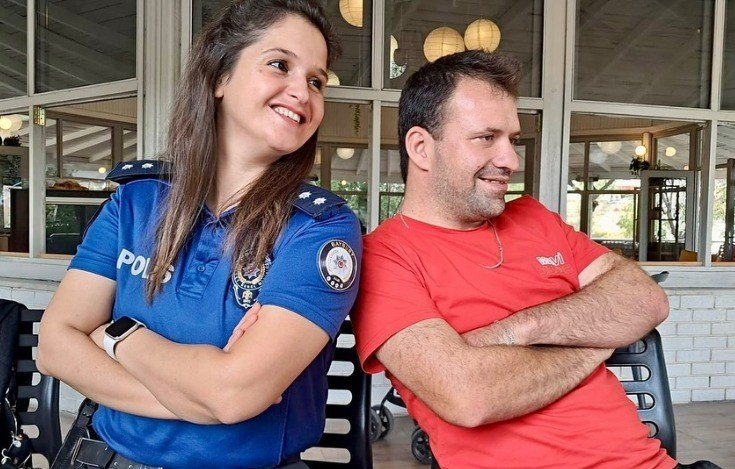 Polis Ablaları Rabia’nın Mutluluğuna Ortak Oldu