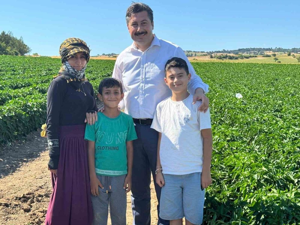 Başkandan Tarım İşçilerine Ziyaret