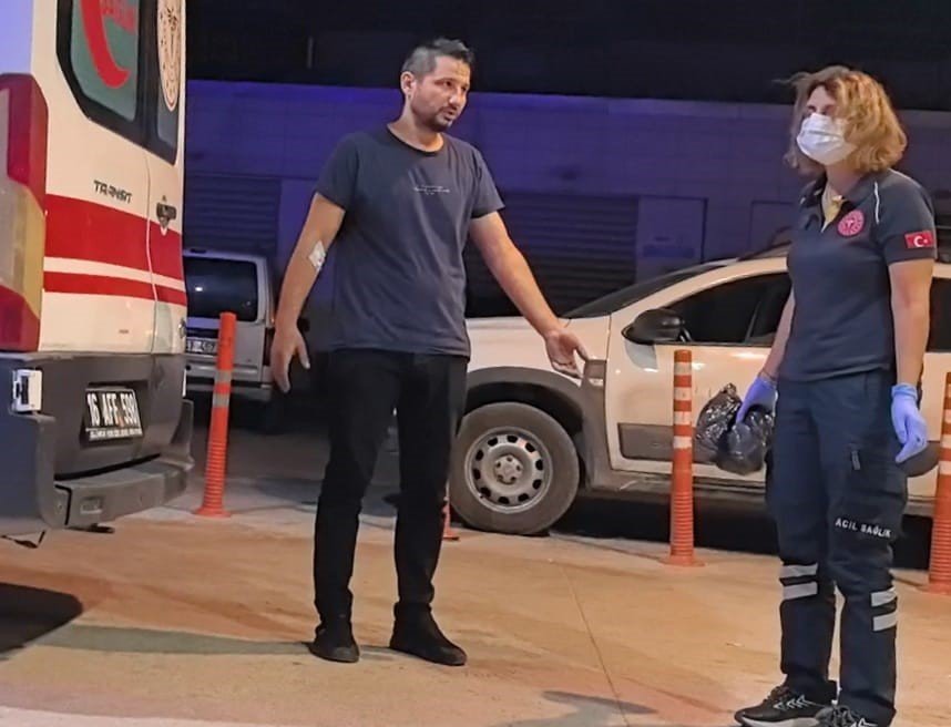 Üzerine Asit Sıçrayan İşçi Yaralandı