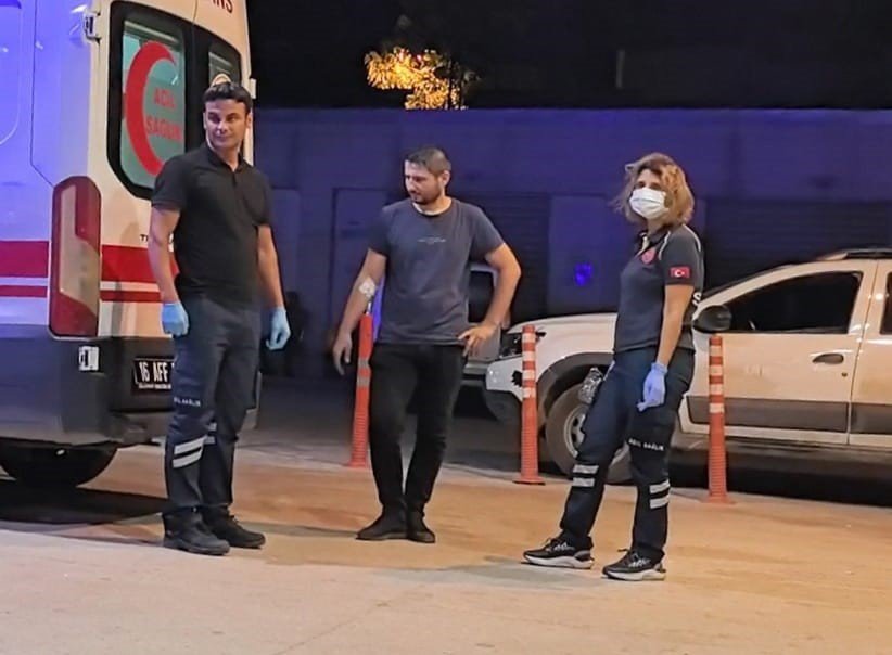 Üzerine Asit Sıçrayan İşçi Yaralandı