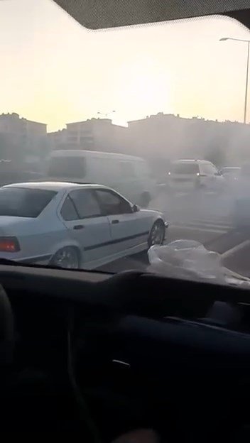 Düğün Konvoyunda Maganda Görüntüleri