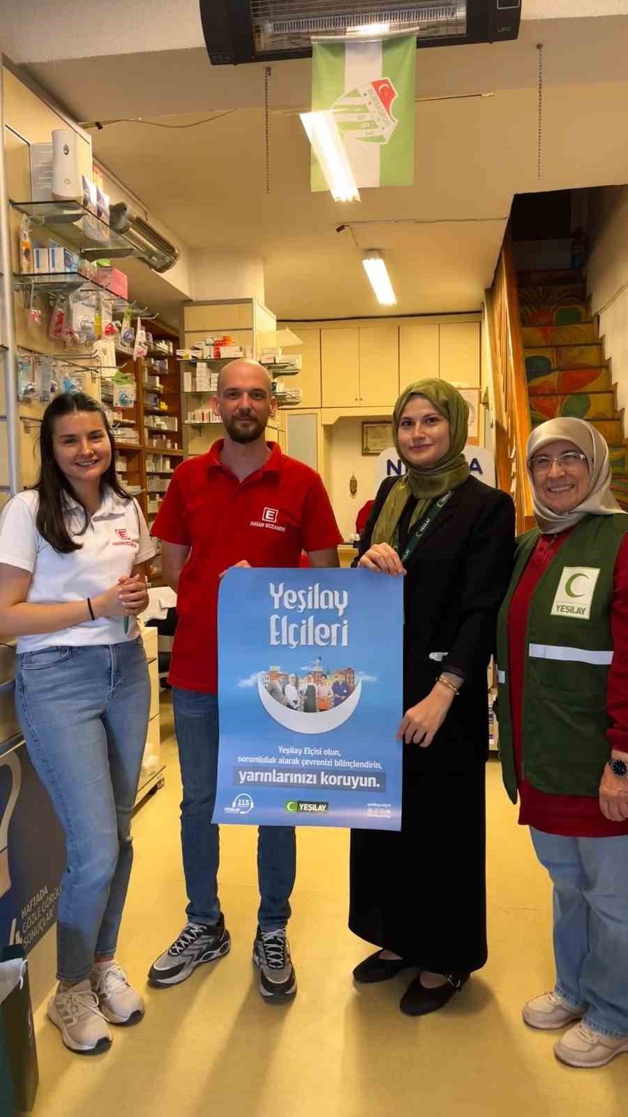 Eczaneler, Yeşilay Elçisi Oldu