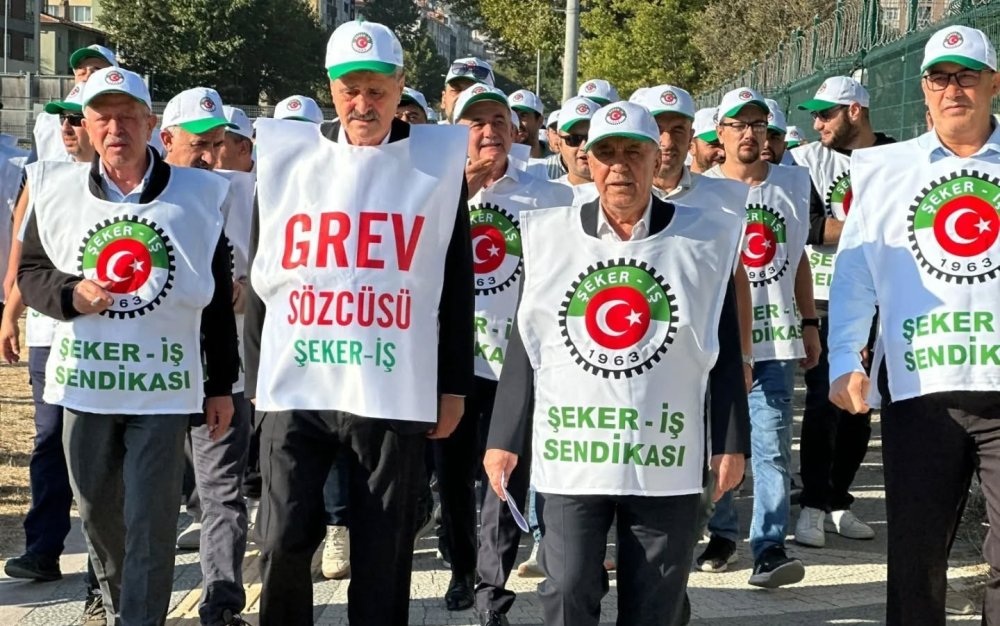 Kütahya Şeker Fabrikası İşçileri Greve Başladı